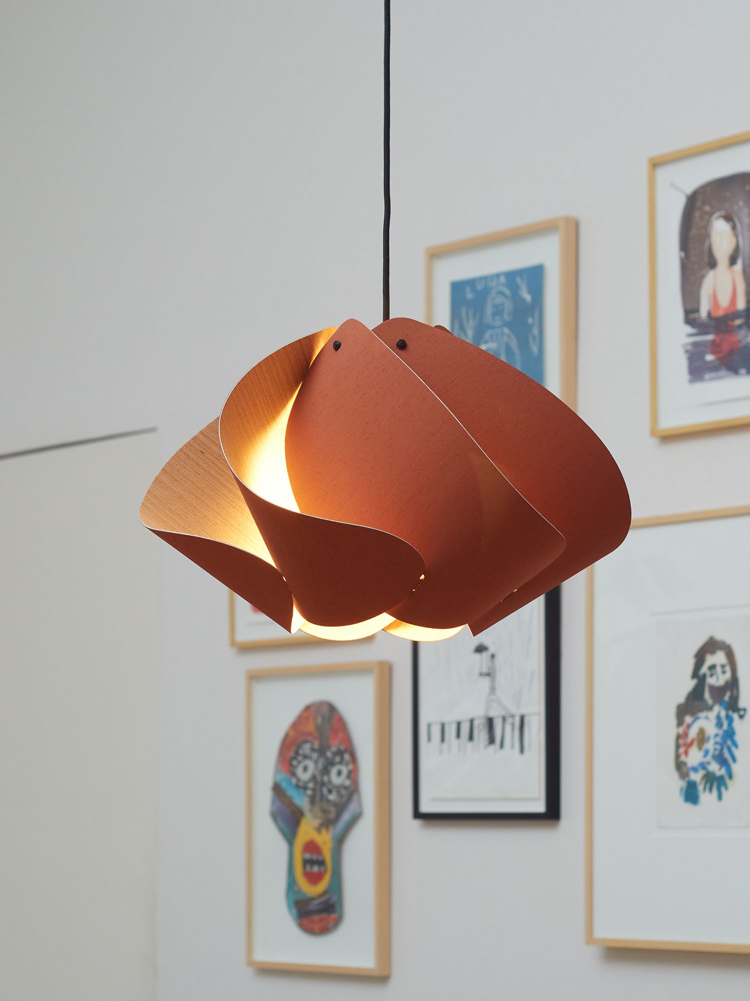 Image 4 Matilda 26.8" Wide Terracotta Pendant more views