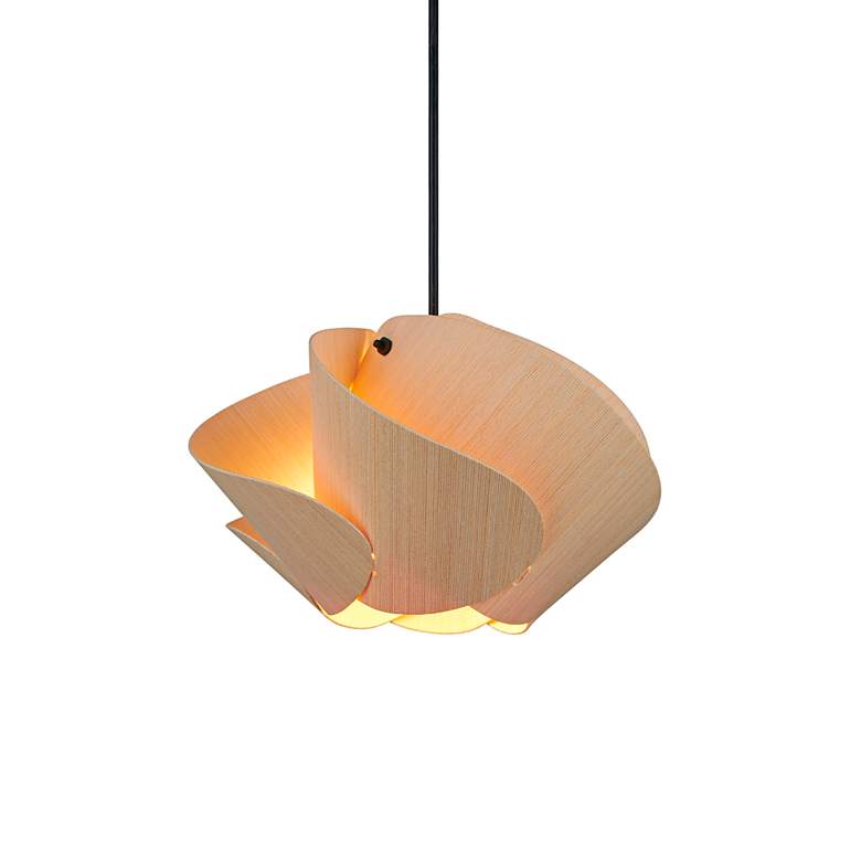 Image 2 Matilda 30 11.9" Wide Ash Wood Pendant