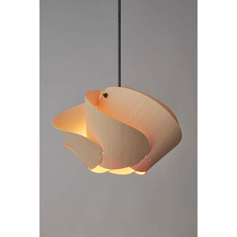 Image 5 Matilda 30 11.9" Wide Ash Wood Pendant more views