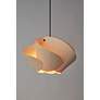 5_Matilda 30 11.9" Wide Ash Wood Pendant more views
