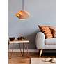 7_Matilda 30 11.9" Wide Ash Wood Pendant more views
