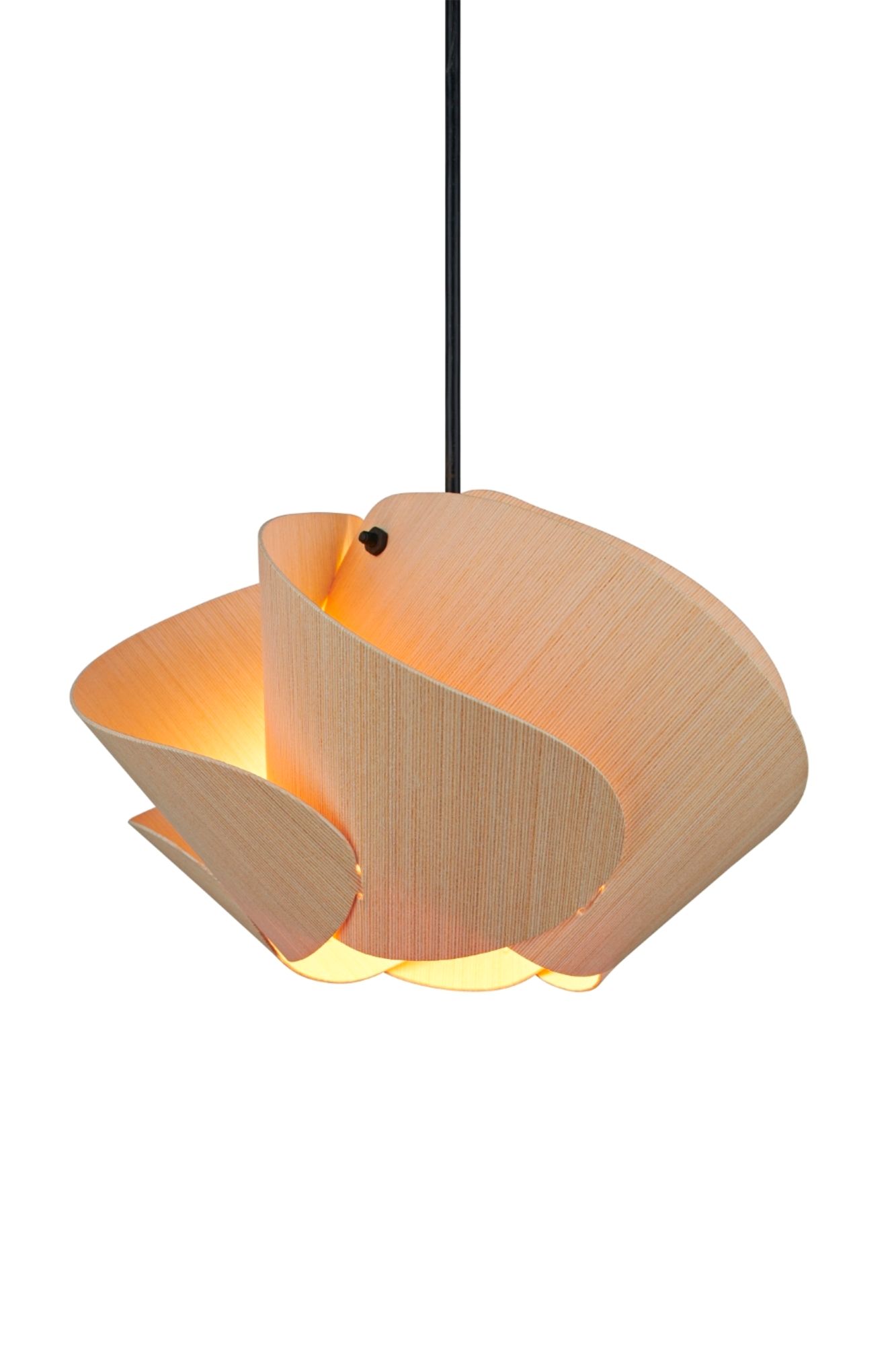 Image 2 Matilda 30 11.9" Wide Ash Wood Pendant - Made to Order