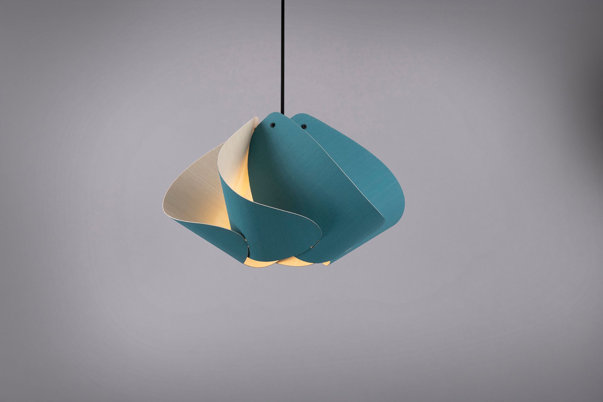 Image 4 Matilda Pendant WEP - Blue Shade - Black Canopy - Size 17.4 more views