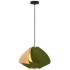 Matilda Pendant WEP - Green Shade - Black Canopy - Size 17.4