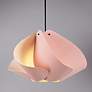 1_Matilda Pendant WEP - Rose Shade - Black Canopy - Size 17.4