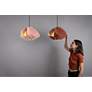 5_Matilda Pendant WEP - Rose Shade - Black Canopy - Size 17.4 more views