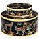 Matios Multi-Color Leopard Round Jar with Lid