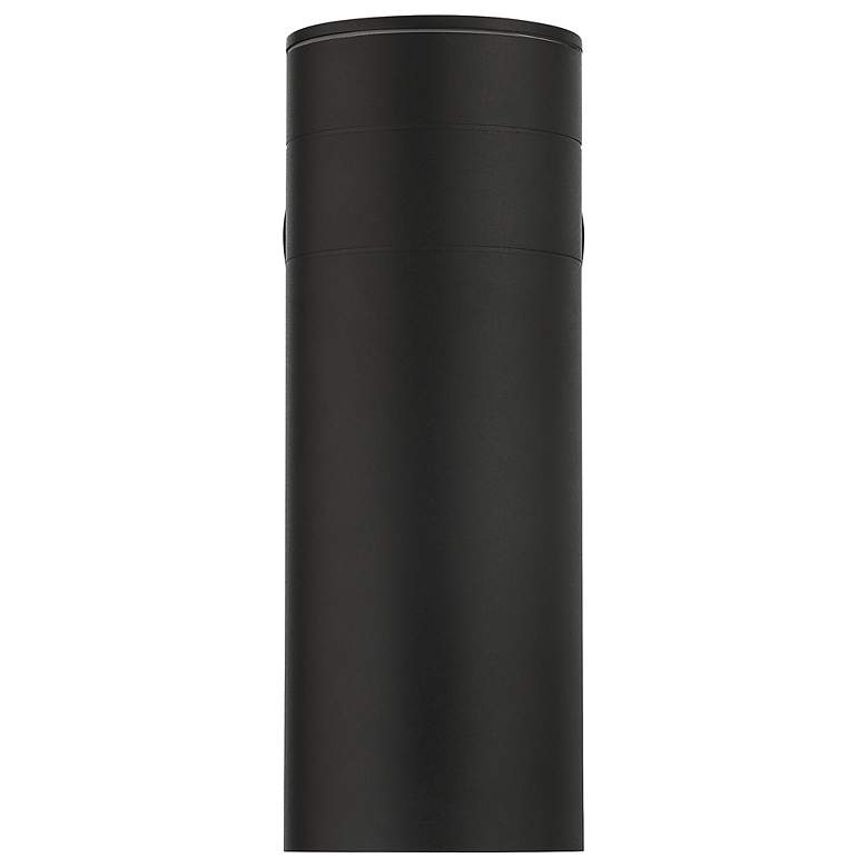 Image 2 Matira 11 1/2" High Black LED Outdoor Wall Light more views