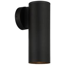 Matira 11 1/2" High Black LED Outdoor Wall Light