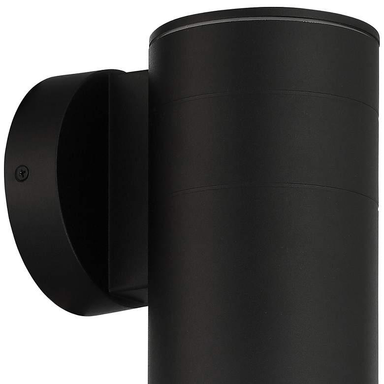 Image 2 Matira 11 1/2" High Black LED Outdoor Wall Light more views