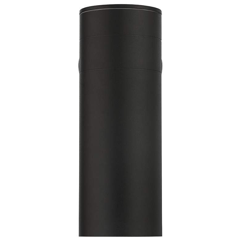 Image 3 Matira 11 1/2" High Black LED Outdoor Wall Light more views