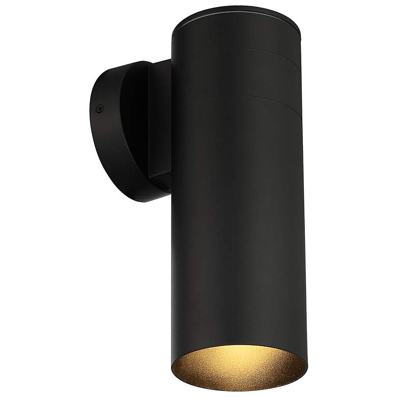 Image 5 Matira 11 1/2" High Black LED Outdoor Wall Light more views