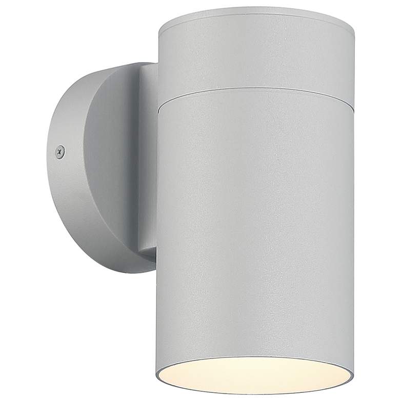 Image 1 Matira 7 3/4" High Satin LED Outdoor Wall Light