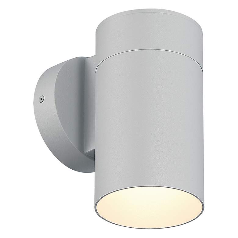 Image 4 Matira 7 3/4" High Satin LED Outdoor Wall Light more views