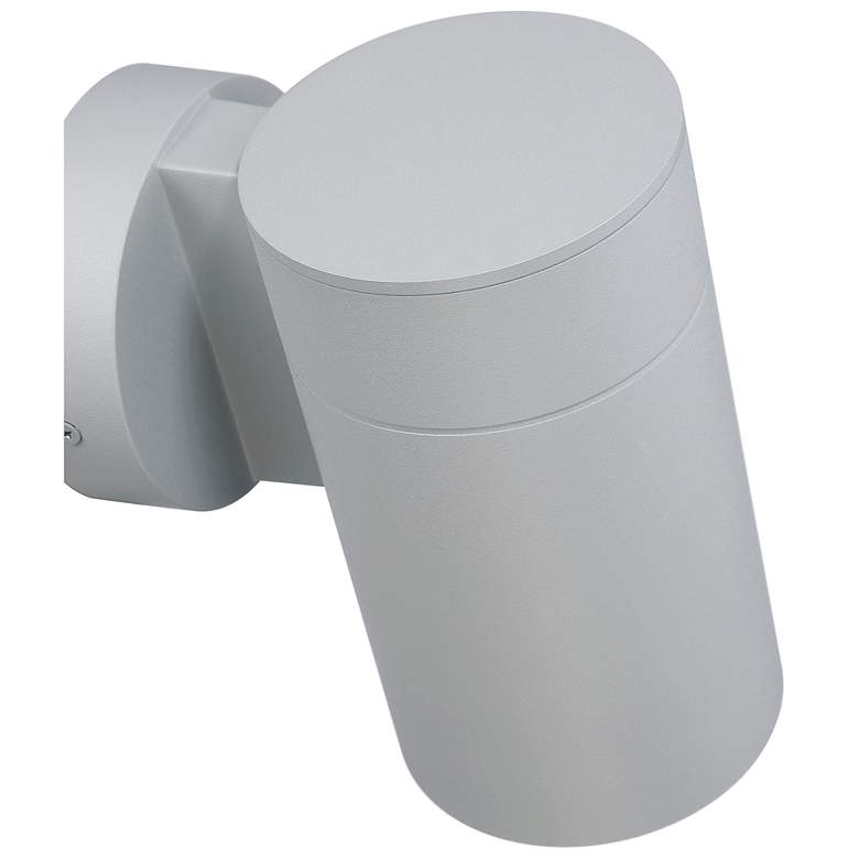 Image 5 Matira 7 3/4" High Satin LED Outdoor Wall Light more views