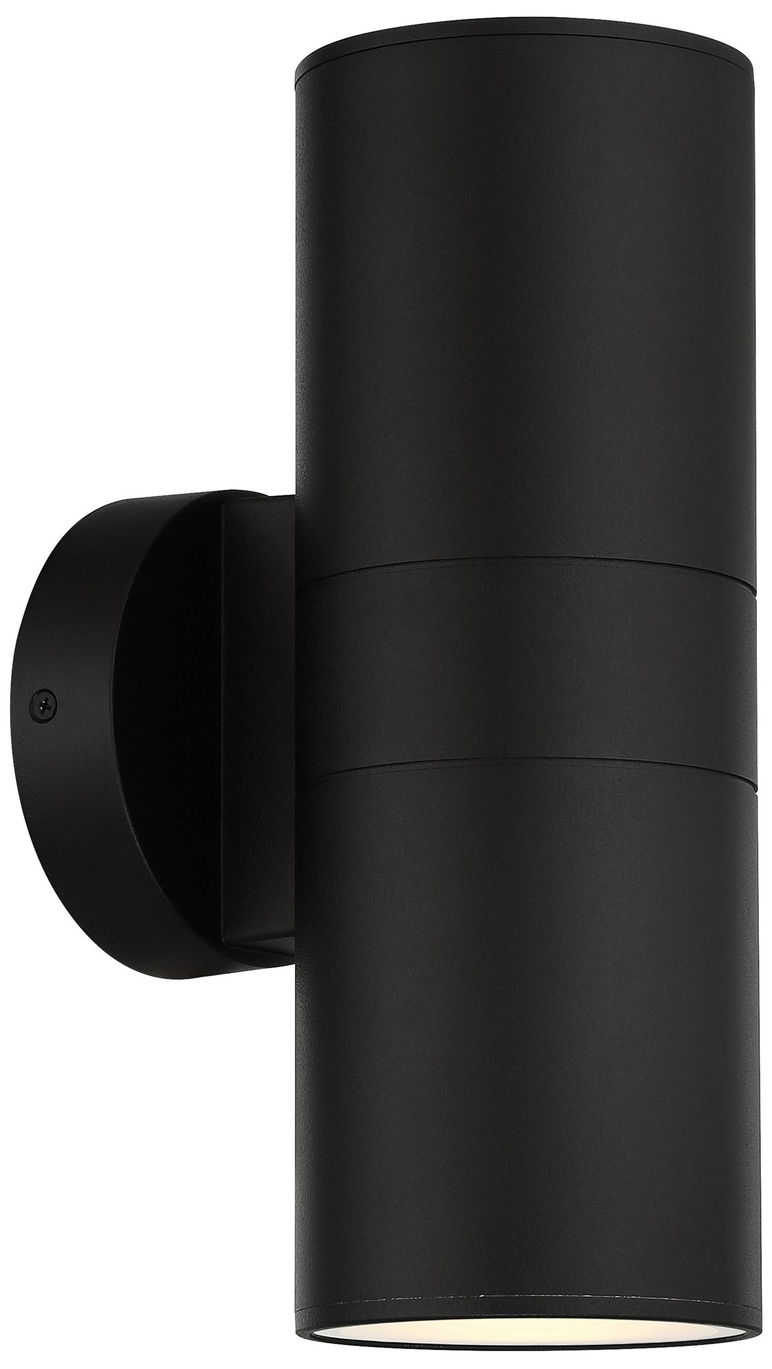 Image 2 Matira Bi 12.25" Black LED Outdoor Wall Sconce