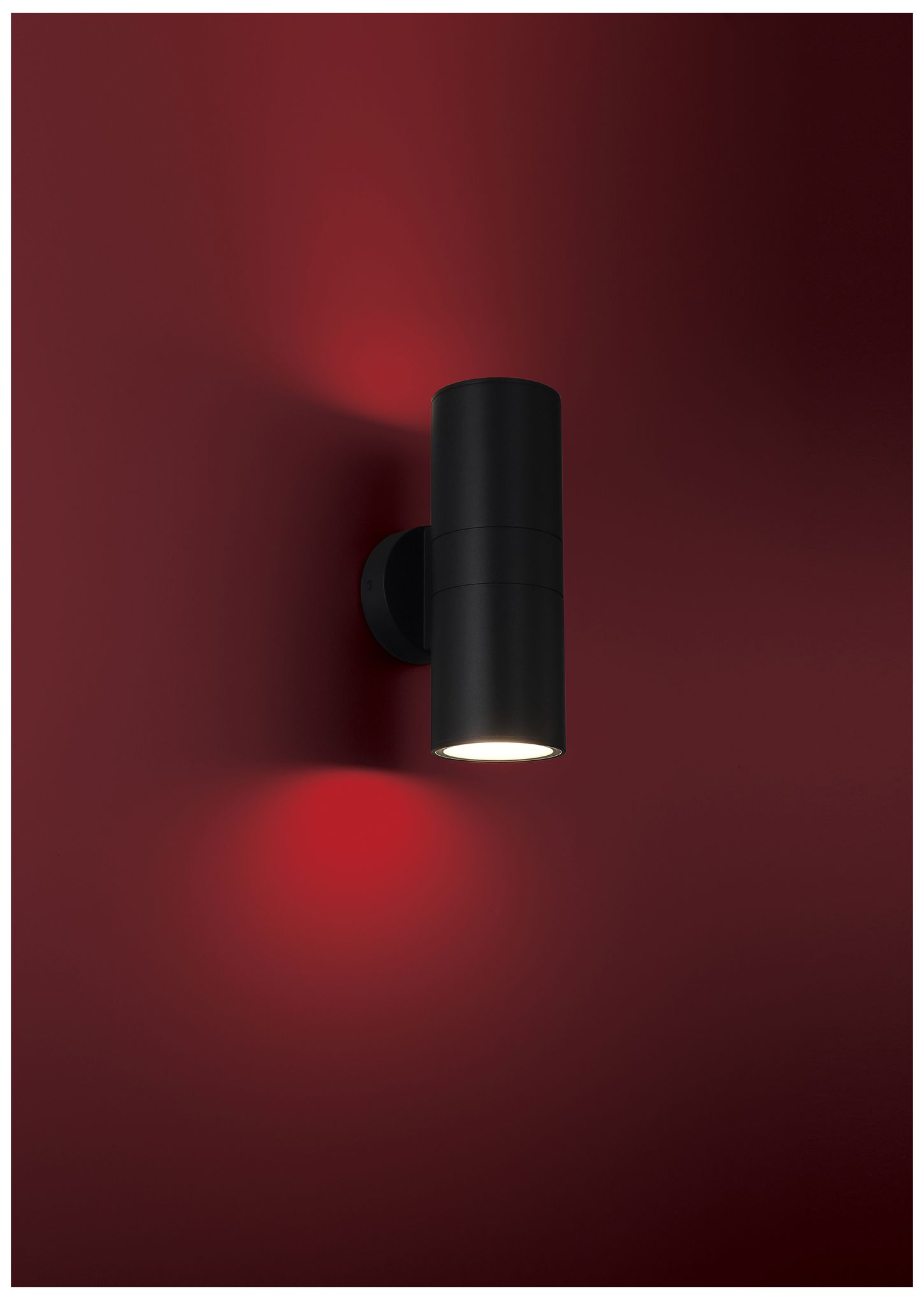 Matira Bi 12.25" Black LED Outdoor Wall Sconce