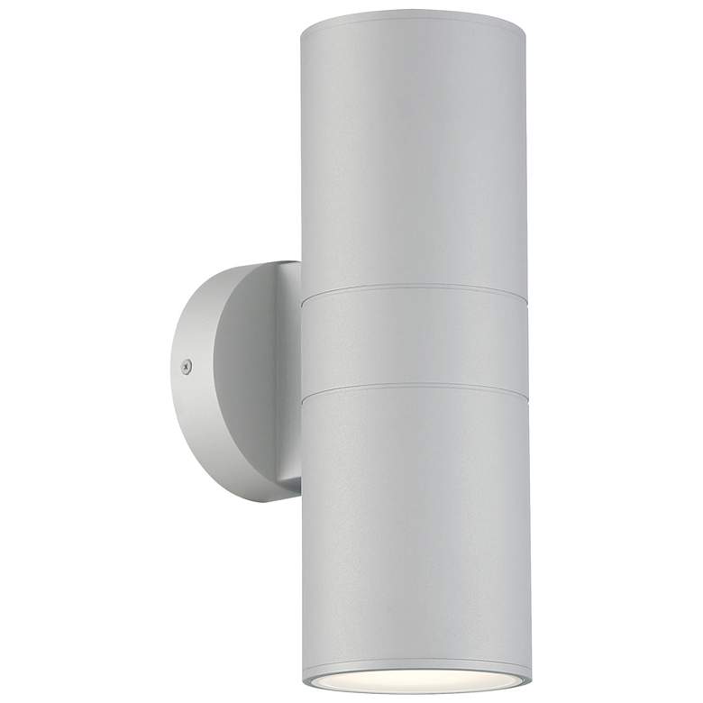 Image 1 Matira Bi-Directional Outdoor LED Wall Mount - Satin - 12.25 inch