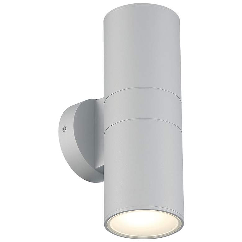 Image 4 Matira Bi-Directional Outdoor LED Wall Mount - Satin - 12.25" more views
