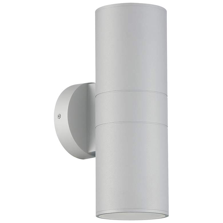 Image 6 Matira Bi-Directional Outdoor LED Wall Mount - Satin - 12.25" more views