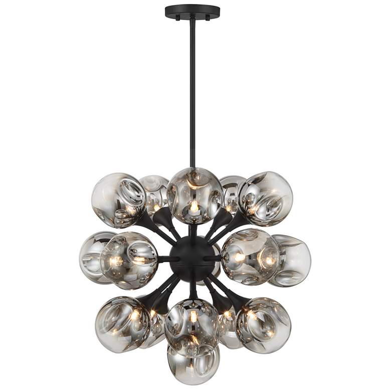 Image 1 Matisse 16-Light Chandelier in Matte Black