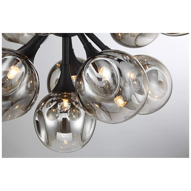 Image 7 Matisse 16-Light Chandelier in Matte Black more views