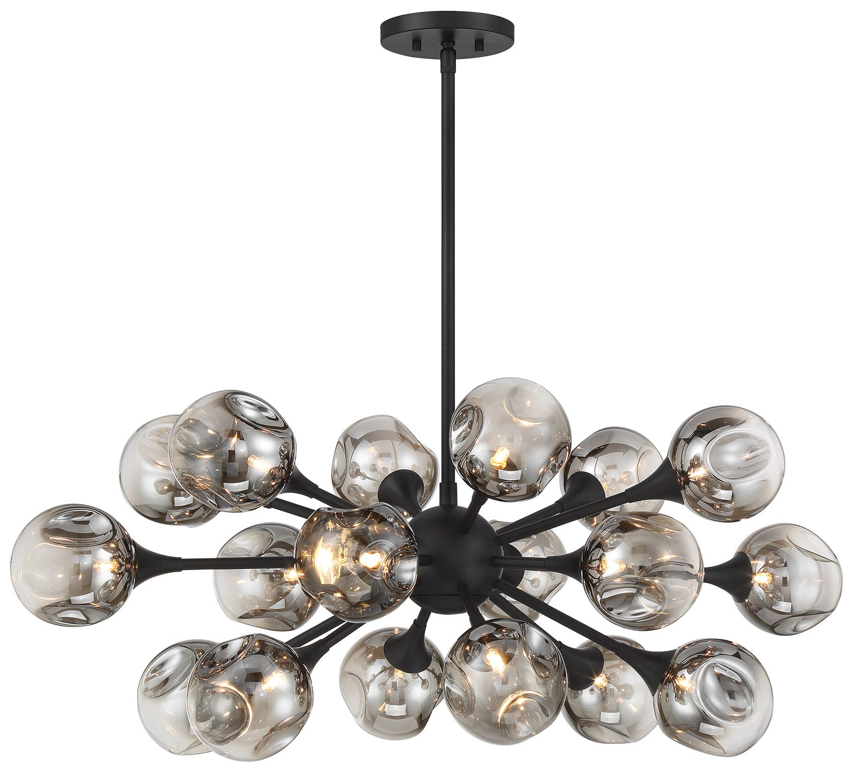 Matisse 18-Light Chandelier in Matte Black