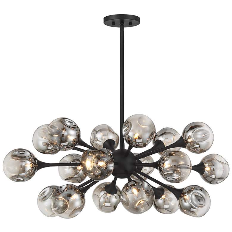 Image 1 Matisse 18-Light Chandelier in Matte Black