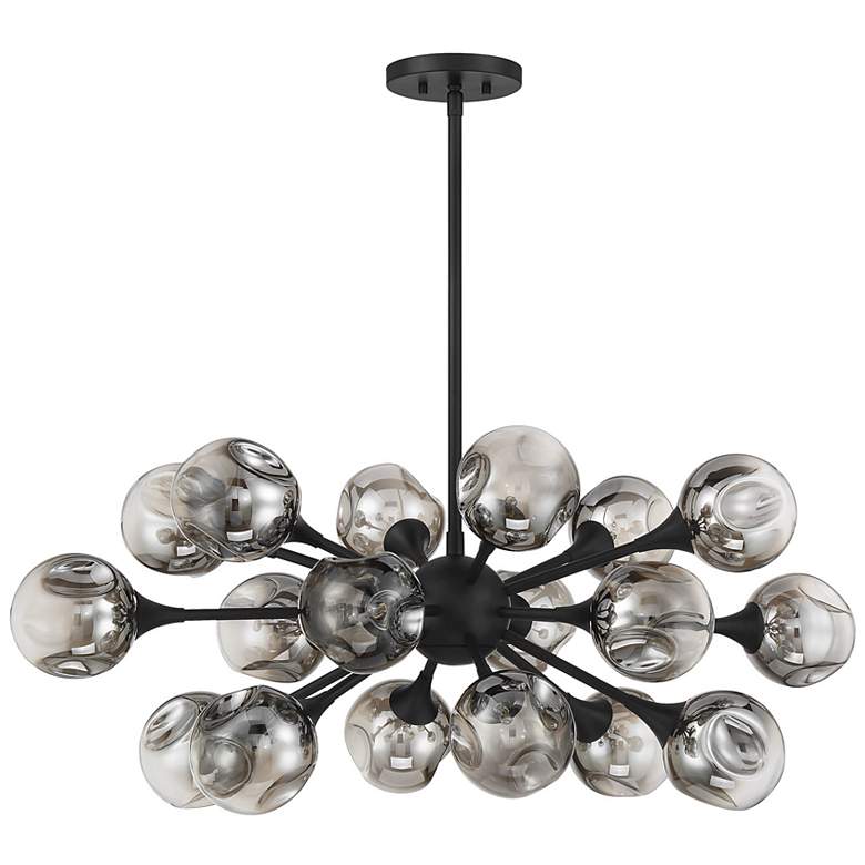 Image 2 Matisse 18-Light Chandelier in Matte Black more views