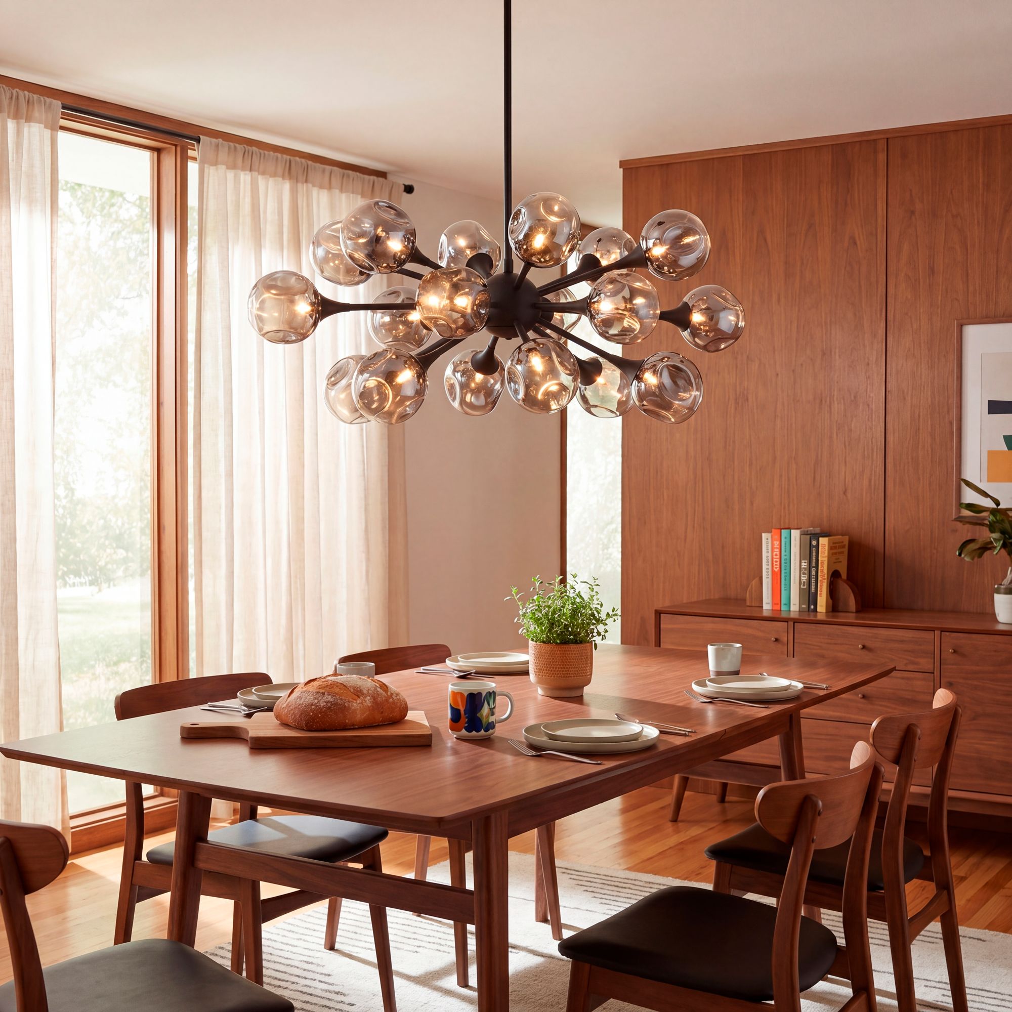 Matisse 18-Light Chandelier in Matte Black