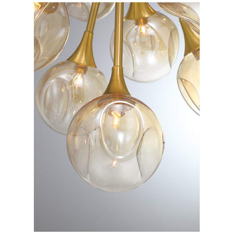 Image 7 Matisse 18-Light Chandelier in Warm Brass more views