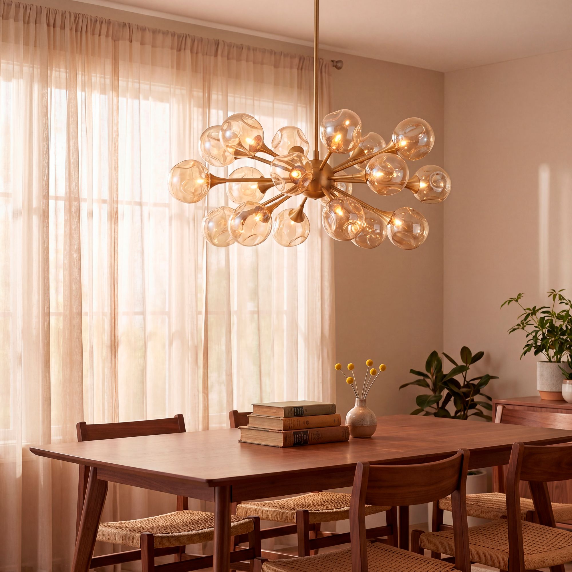 Matisse 18-Light Chandelier in Warm Brass