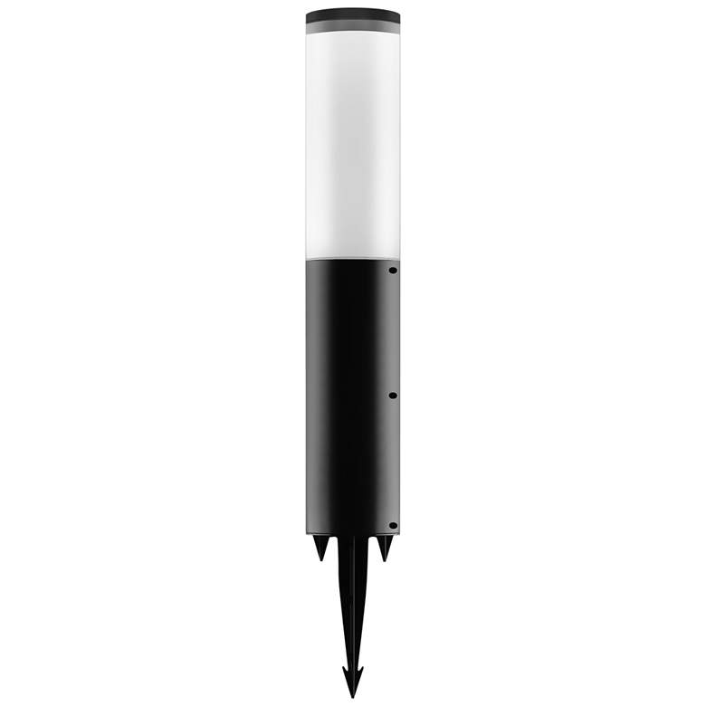 Image 3 Matley 29 1/2" High Black Finish Solar Path Light more views