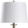 Matlock Brass and Crystal Glass Table Lamp