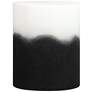 Matra 14 1/2" Wide Black and White Side Table in scene