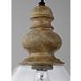 5_Matrimonio 9" Wide Driftwood and Dark Zinc Mini Pendant more views