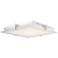 Matrix 15 1/2" Wide Chrome LED Square Ceiling Light