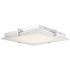 Matrix 15 1/2" Wide Chrome LED Square Ceiling Light