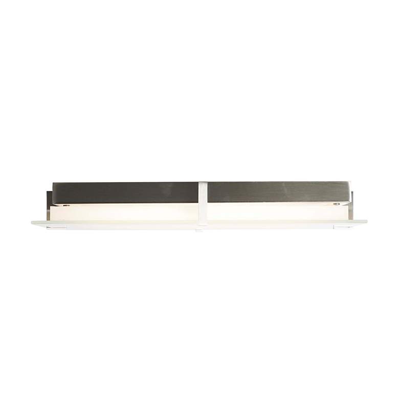 Image 4 Matrix 15 1/4" Wide Brushed Nickel LED Ceiling Light more views