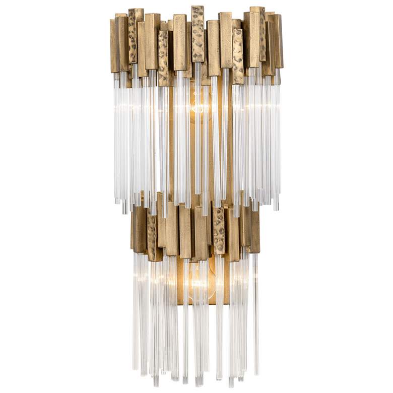 Image 2 Matrix 2-Lt 2-Tier Sconce - Havana Gold more views