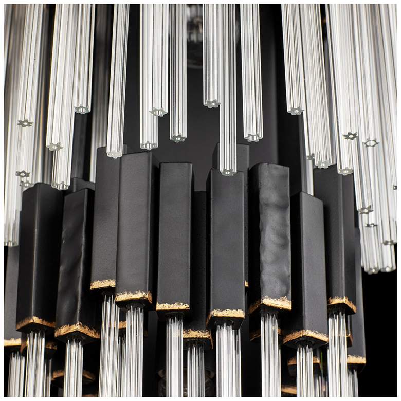 Image 5 Matrix 2-Lt 2-Tier Sconce - Matte Black & French Gold more views