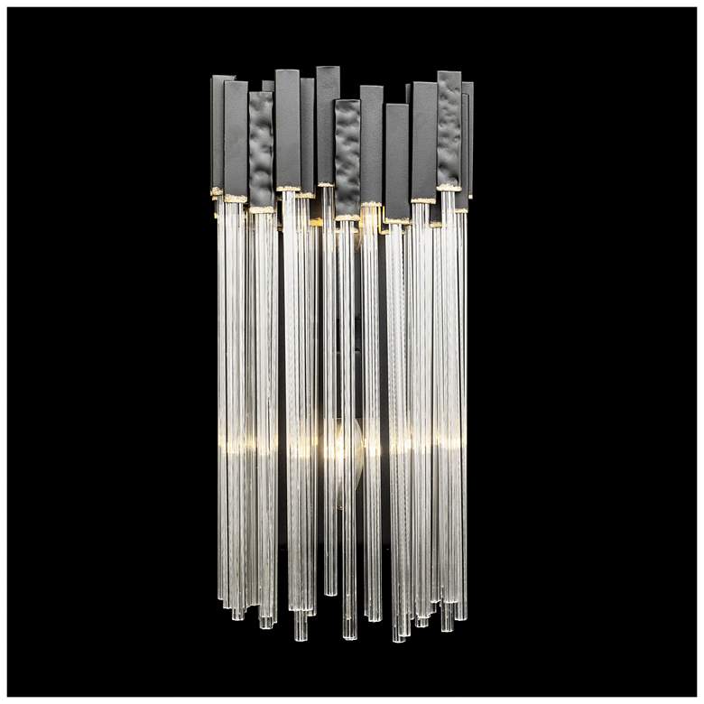 Image 4 Matrix 2-Lt Sconce - Matte Black & French Gold more views