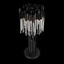 Thumbnail4 of Matrix 3-Lt Table Lamp - Matte Black/French Gold more views