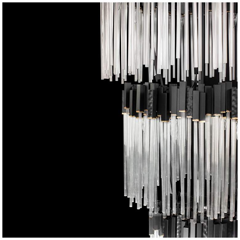 Image 4 Matrix 30-Lt 4-Tier Chandelier - Matte Black & French Gold more views