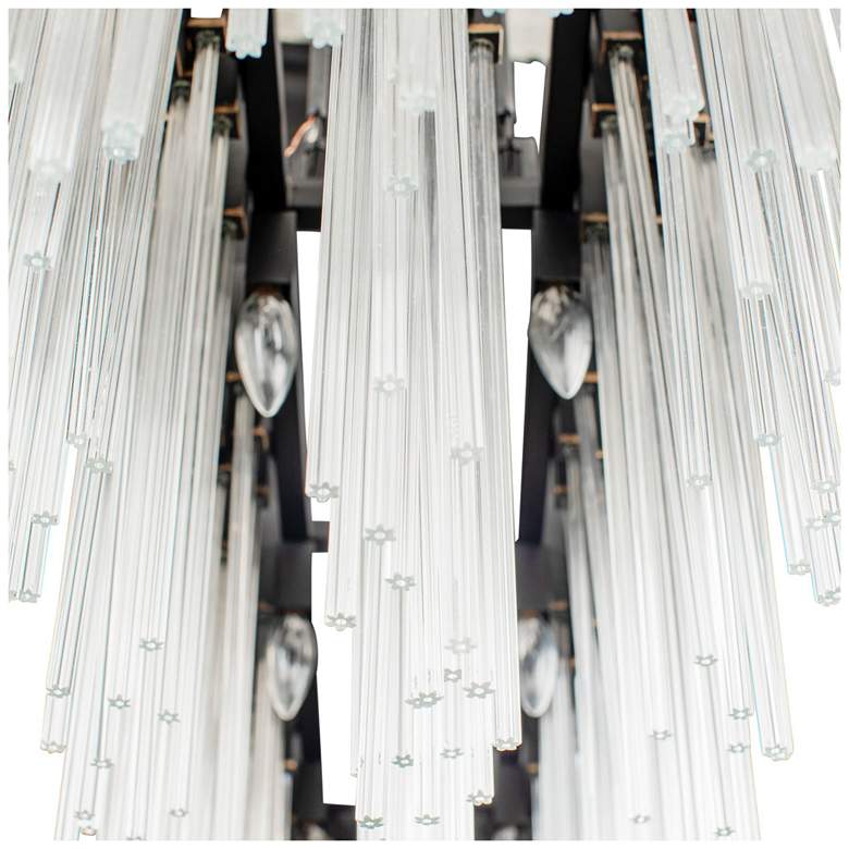 Image 4 Matrix 8-Lt Linear Pendant - Matte Black & French Gold more views