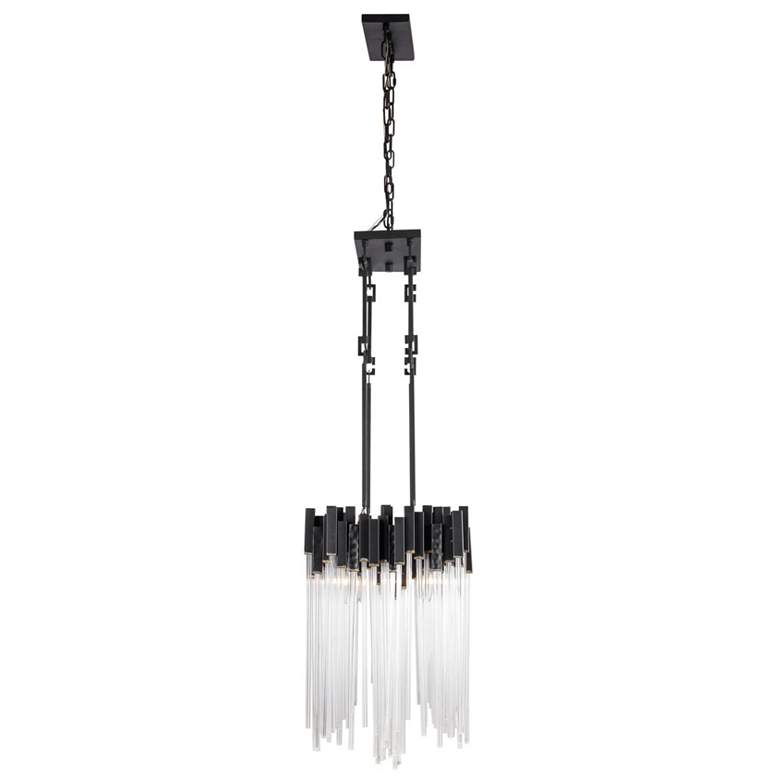 Image 7 Matrix 8-Lt Linear Pendant - Matte Black & French Gold more views