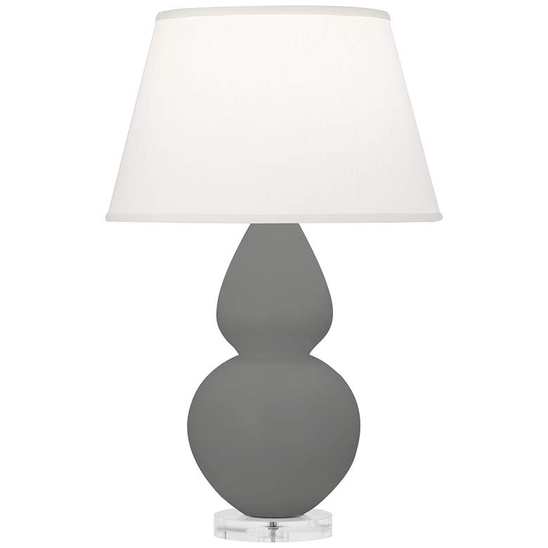 Image 1 Matte Ash Double Gourd Table Lamp