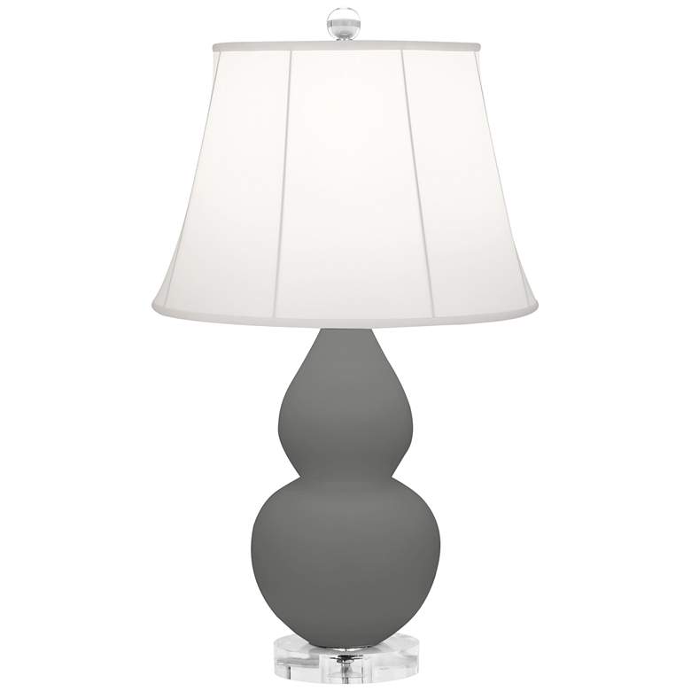 Image 1 Matte Ash Small Double Gourd Accent Lamp