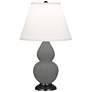 Matte Ash Small Double Gourd Accent Lamp