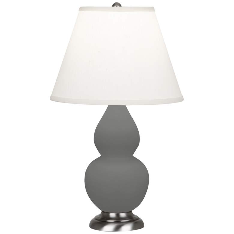 Image 1 Matte Ash Small Double Gourd Accent Lamp